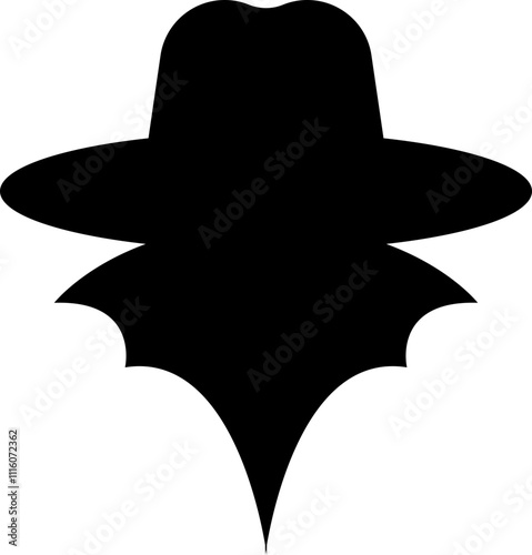 Incognito icons. Collection of anonymous and strangers