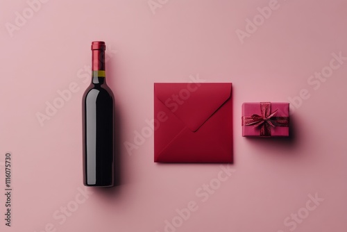 Gift idea for celebrations featuring wine and elegant packaging