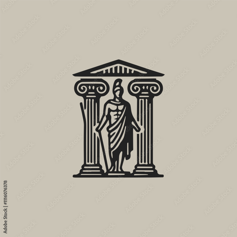 Obraz premium Ancient olympus logo