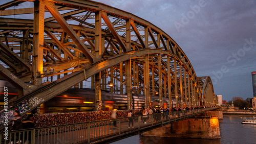 Hohenzollernbridge Köln photo