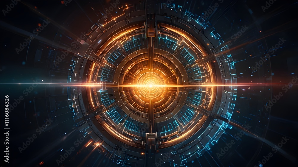 particle collider with beams of light and energy particles particle collider with beams of light and energy particles