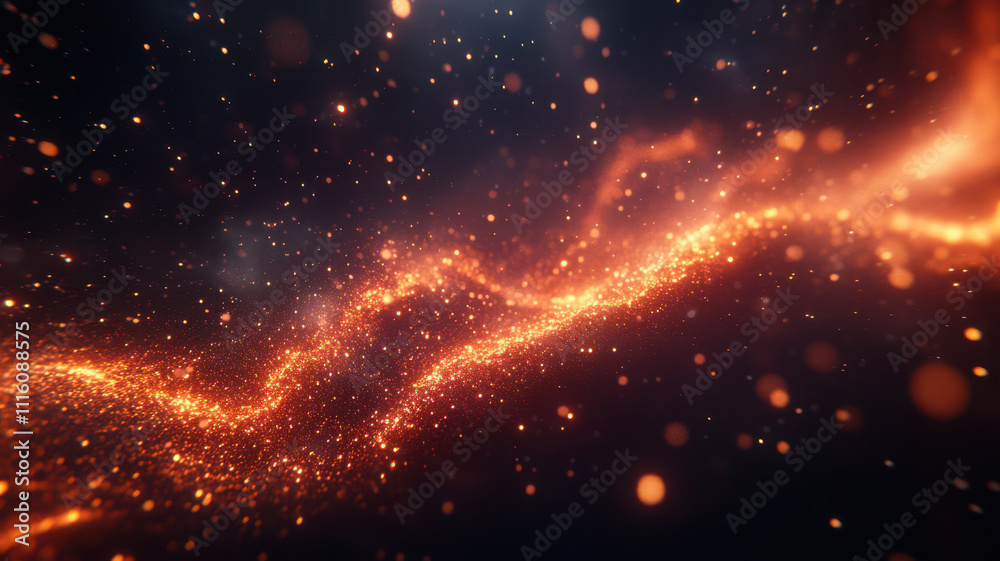 Fototapeta premium Molten Cosmic Waves