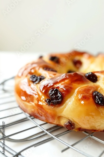 French Pain aux raisins photo