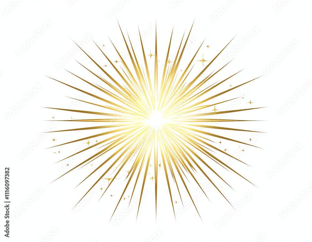 Obraz premium Golden Burst