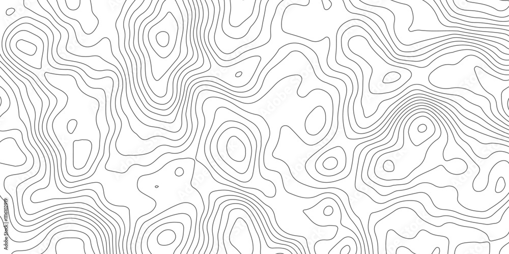Fototapeta premium Topographic map patterns, topography line map. Vintage outdoors style. Topographic Map Seamless Pattern. Vector Background.