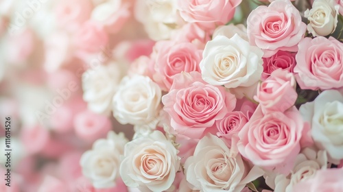 Soft pastel gradient from pink to white forming a romantic Valentine's Day backdrop.