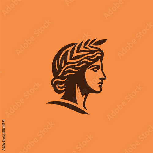 Beauty athena goddess logo