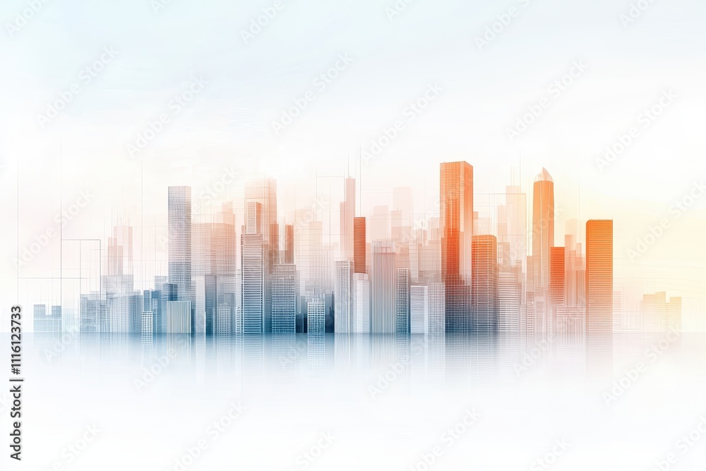 A soft, abstract depiction of a city skyline with a blend of colors, suggesting urban life and modern architecture. A soft, abstract depiction of a city skyline with a blend of colors, suggesting urban life and modern architecture.