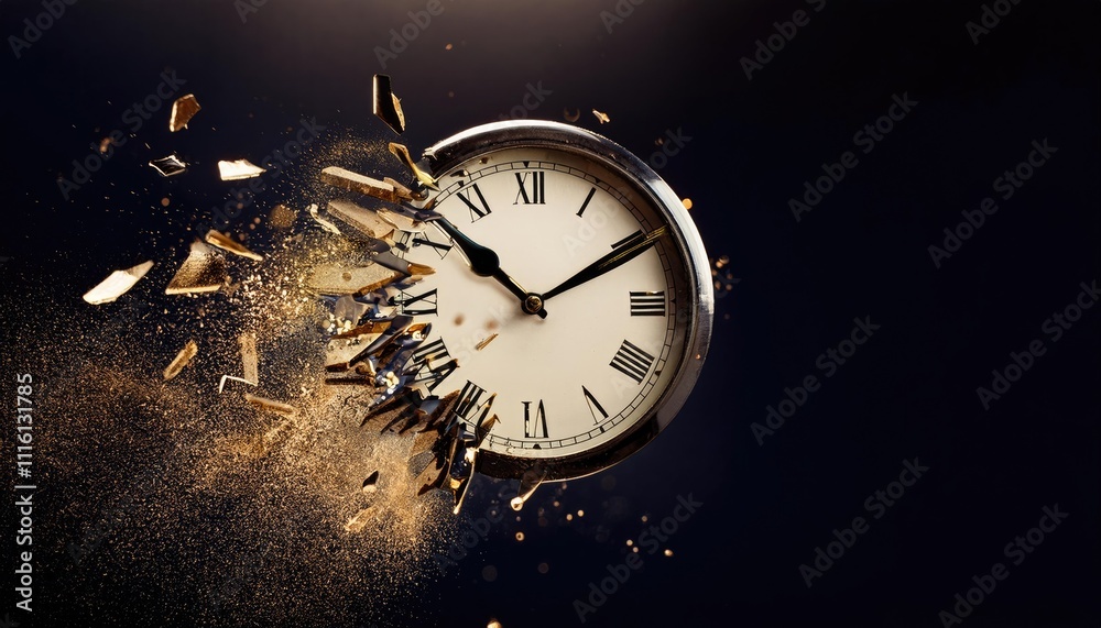 Concept of passing away, the clock breaks down Concept of passing away, the clock breaks down