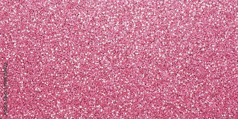 Fototapeta premium Sparkling Pink Glitter Background with a Shimmering Effect Suitable for Creative Projects, Invitations, and Digital Media