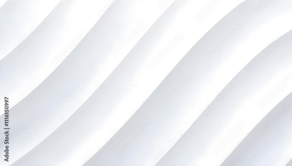 Obraz premium White background stripes 3D wavy pattern, elegant abstract striped pattern