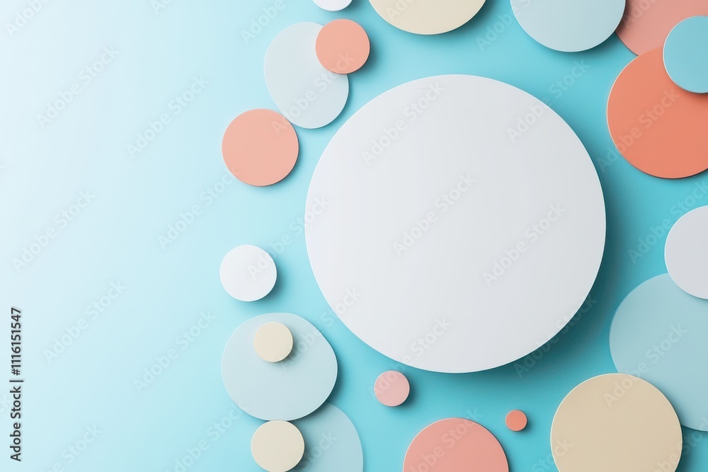 Abstract colorful circles and lines background Abstract colorful circles and lines background