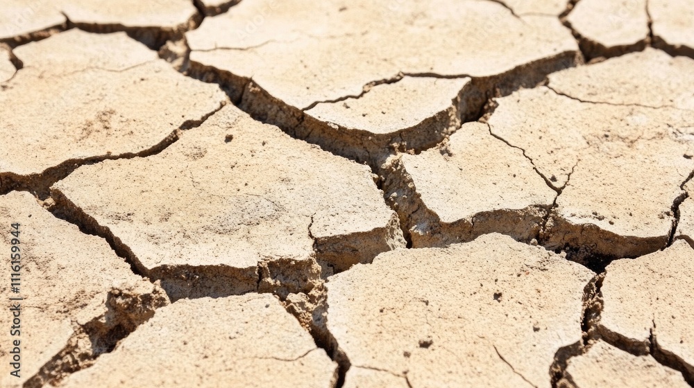 Fototapeta premium Cracked and weathered cement wall surface with visible fissures and texture, highlighting age and decay, close-up, abstract, construction, texture, deterioration.