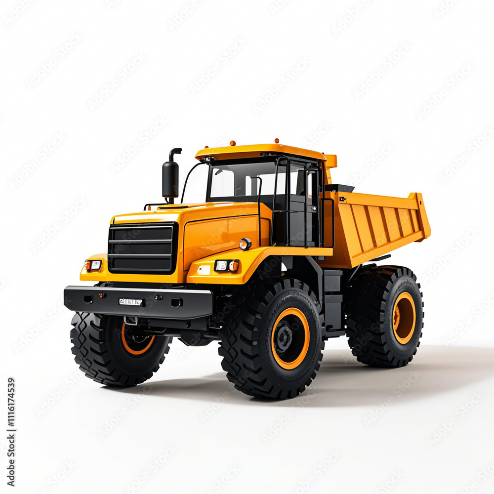 Dumper Truck on white background Dumper Truck on white background
