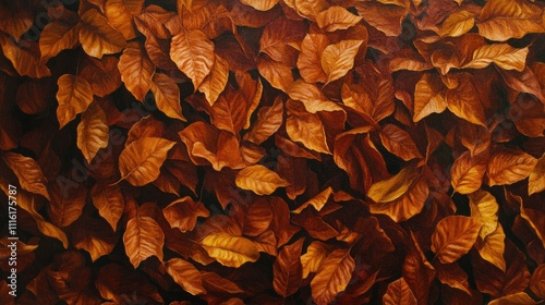 Tobacco Leaves Background Rich Textured Brown Palette Nature Harvesting Concept
