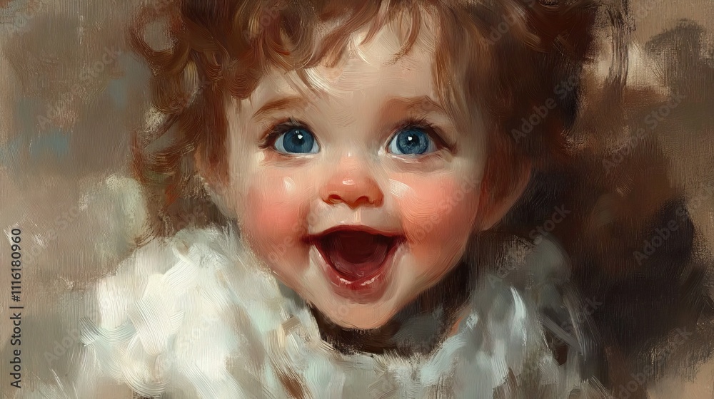 Smiling young child with curly hair and bright blue eyes, captured in a close-up portrait, exuding joy and innocence, ideal for family, emotions, or childhood themes. Smiling young child with curly hair and bright blue eyes, captured in a close-up portrait, exuding joy and innocence, ideal for family, emotions, or childhood themes.