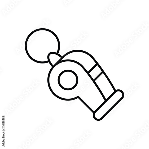 Whistle vector icon