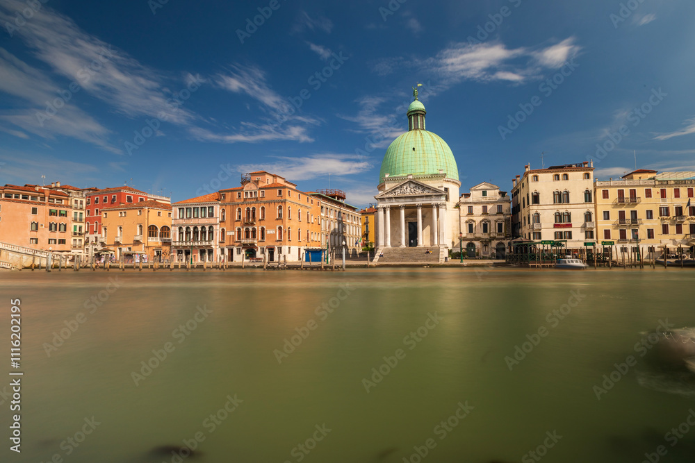 Fototapeta premium Venice at night, the lagoon in the dark