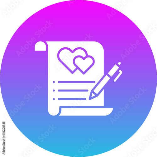 Wedding Contract Icon