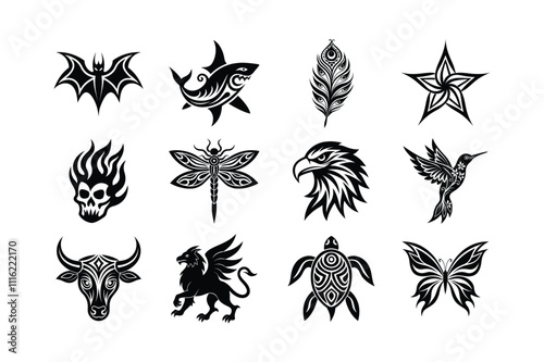 Ultimate Collection of 12 Tribal Tattoo Designs