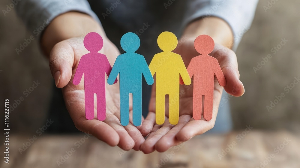 A nonprofit organization worker providing support or advice to individuals, highlighting advocacy in social services or aid