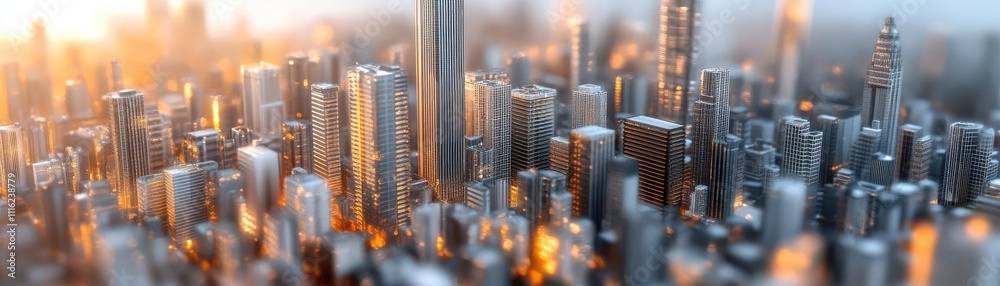 Obraz premium Cybernetic Metropolis