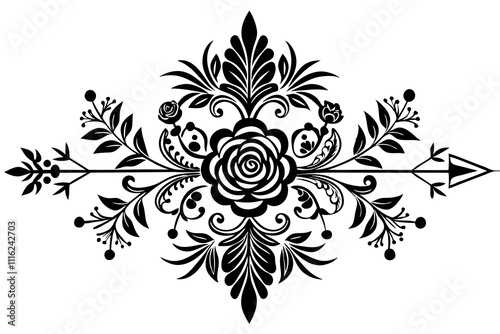 Black mandala design, complex mandala design, beautiful black mandala design