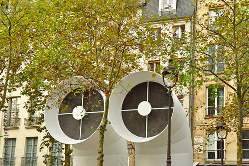 Paris; France - october 10 2024 : Georges Pompidou square photo