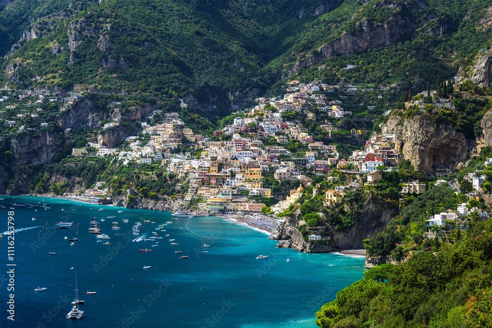 Obraz premium View of Positano, Amalfi Coast, Italy