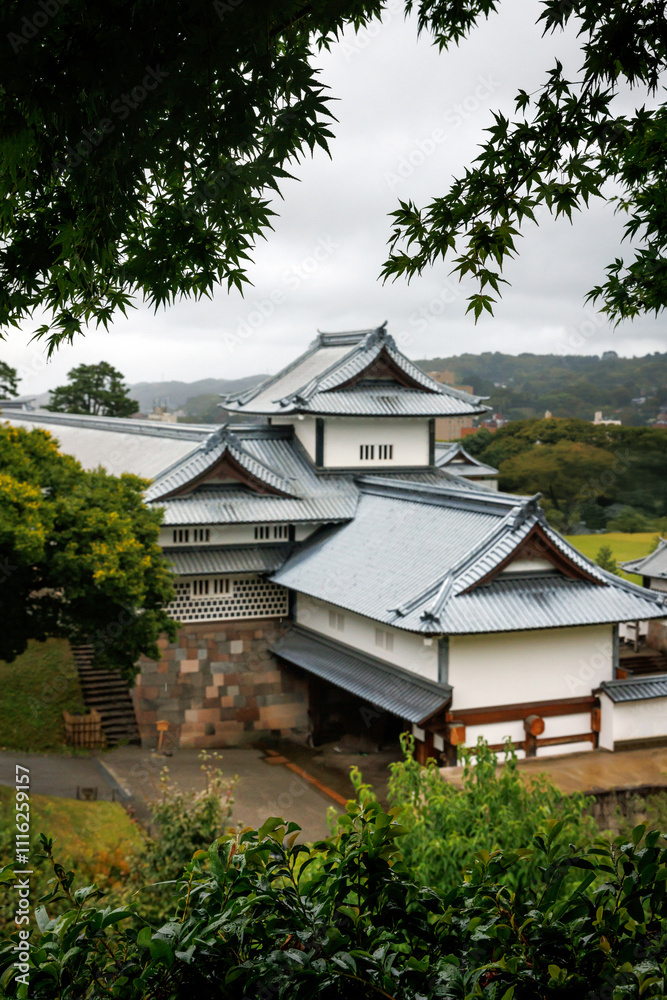 Japanese Castle in Kanazawa, Japan Japanese Castle in Kanazawa, Japan