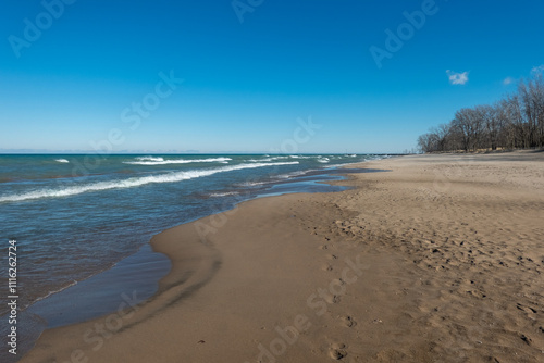 Gillson park and wilmette beach north of chicago Illlilnoise photo