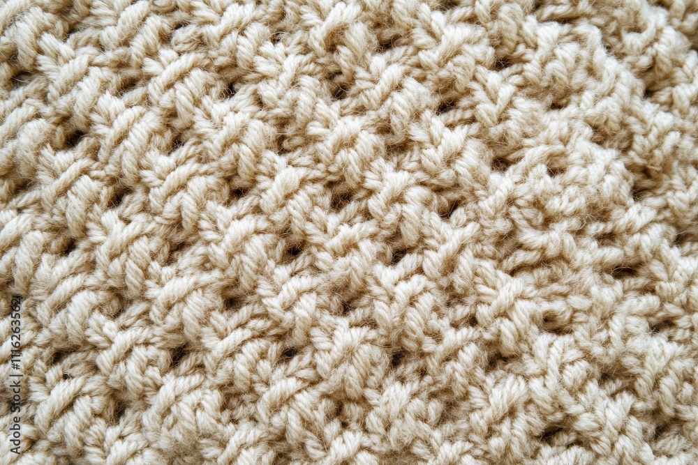 Intricate knitted wool fabric showcasing detailed texture. Intricate knitted wool fabric showcasing detailed texture.