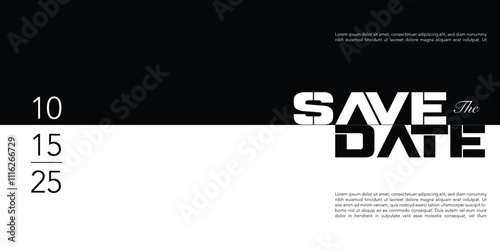 Save the date banner. Can be used for business, marketing and advertising. logo graphic design of event summit made for Technology and upcoming events.
