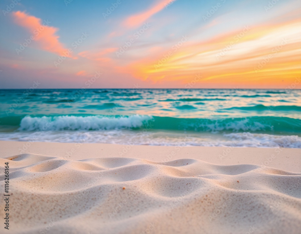 Fototapeta premium sunset on the beach
