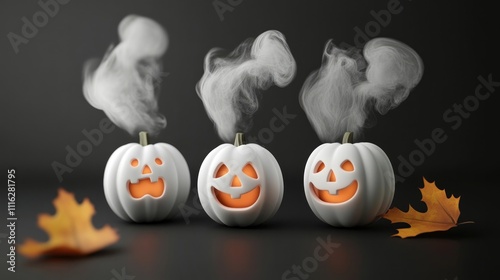 create a minimalist image of light black background with cute small halloween theme elements --chaos 20 --ar 16:9 --v 6.1 Job ID: 44245e6f-8f36-4a41-8106-cdb1527b704b