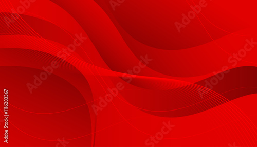 Abstract red elegant wave background