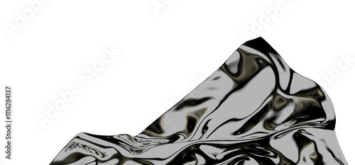 Stylish Radiance: Brushed Metal Plate Background Enhances Visual Intrigue