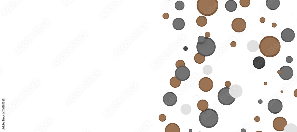 Obraz premium gold Celebration: Captivating 3D Illustration of Shimmering gold Confetti