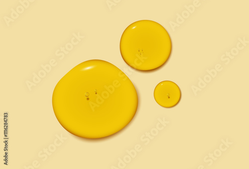 Shower gel on color background