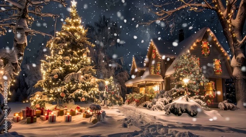 Navidad. pueblo