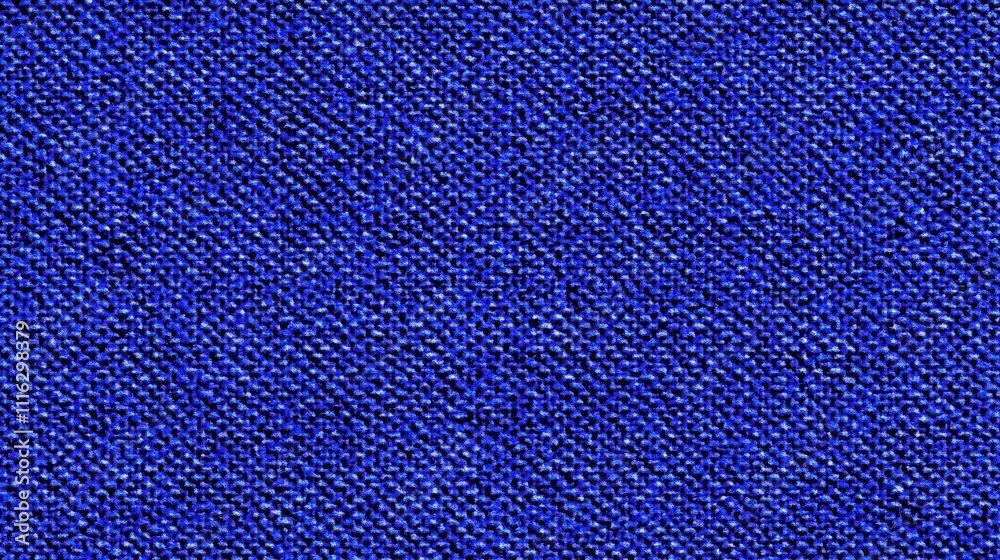 Close-up of vibrant blue textile fabric texture. Close-up of vibrant blue textile fabric texture.