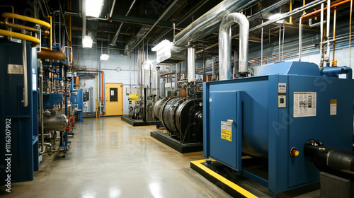 A laboratory working on advanced heat recovery technologies that capture waste heat from industrial processes and convert it into usable energy for nearby communities.