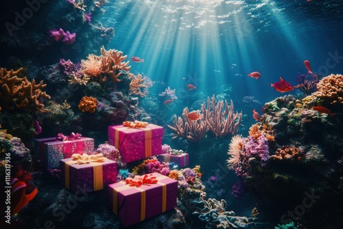 Treasures of the Reef: A Colorful Christmas Delight photo