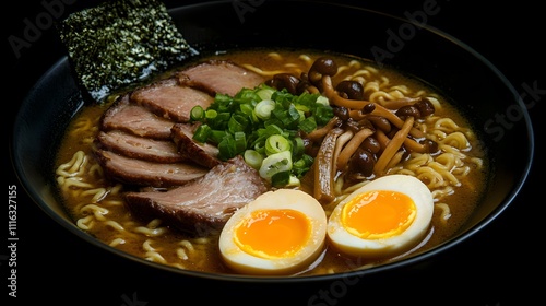 Savory Ramen Delight: A Harmonious Blend of Flavors and Textures photo