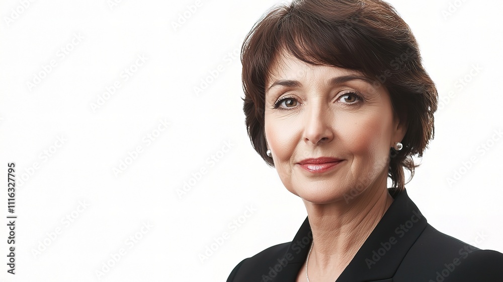 Confident Senior Businesswoman in Professional Attire Portrait Confident Senior Businesswoman in Professional Attire Portrait