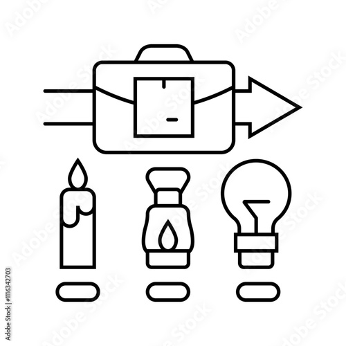 minimum viable product modern business line icon vector. minimum viable product modern business sign. isolated contour symbol black illustration