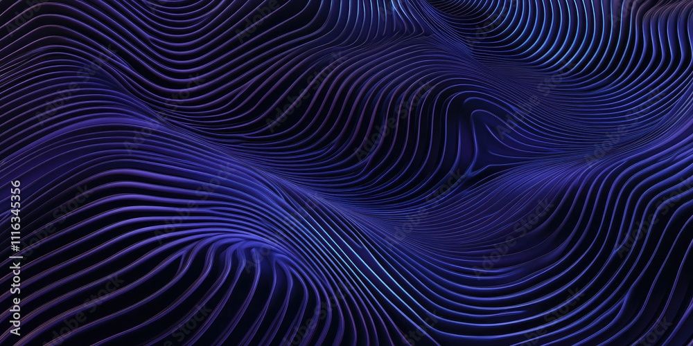 Dark Blue Vector Background with Lined Pattern and Glowing Stripe, Elegant Dark Blue Background with Illuminated Line Pattern Design Dark Blue Vector Background with Lined Pattern and Glowing Stripe, Elegant Dark Blue Background with Illuminated Line Pattern Design