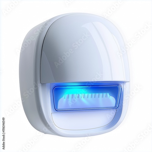 Automatic Hand Dryer with UV Sterilization , isolated on a white background , High quality , No blur photo