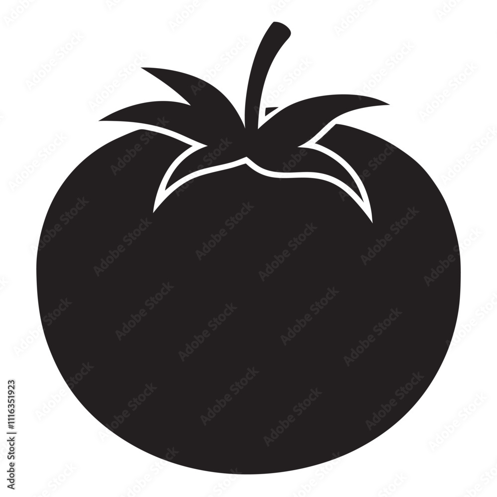 Tomato silhouette Tomato silhouette