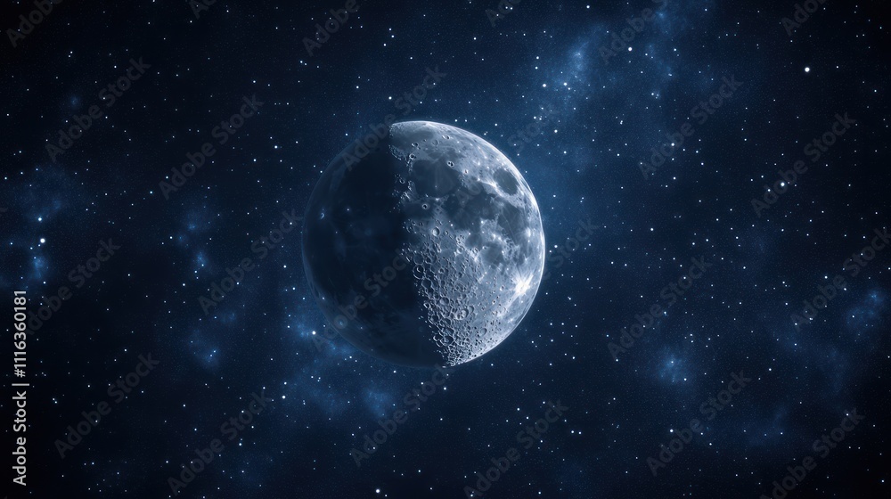 Photo of moon on a dark background Photo of moon on a dark background